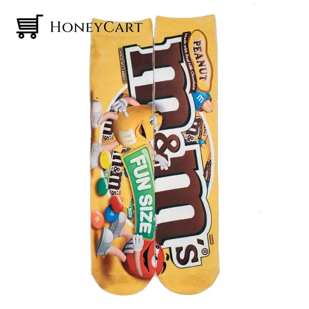 Foodie Tube Socks ( Unisex ) M&M