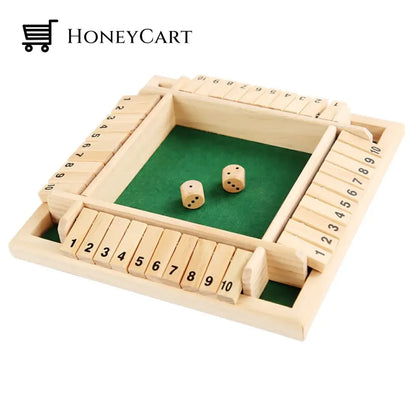 Four-Sided Flop Wooden Table Parent-Child Game Board