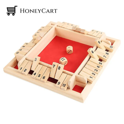 Four-Sided Flop Wooden Table Parent-Child Game Board