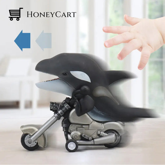 Friction-Powered Animal Motorcycle Toys