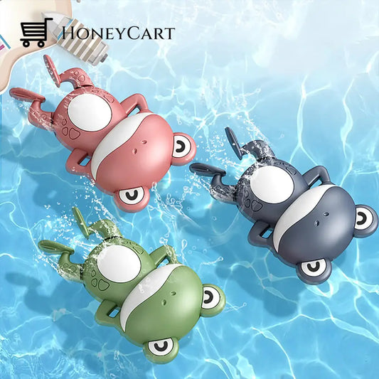 Froggy Swimmer - Funny Baby Bath Toy Holder Toys