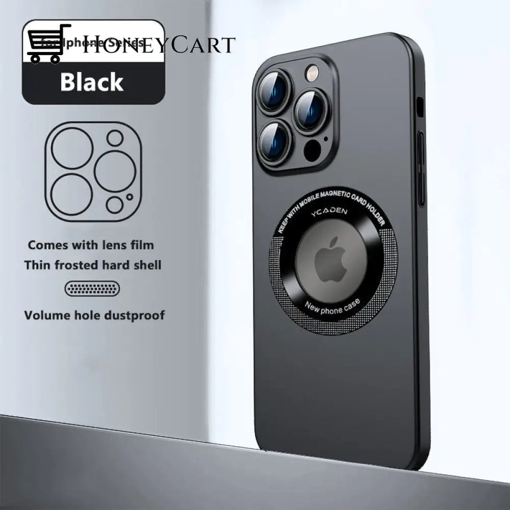 Frosted Drop-Proof Hard Case Black / Iphone 14 Promax