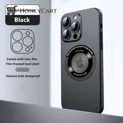 Frosted Drop-Proof Hard Case Black / Iphone 14 Promax