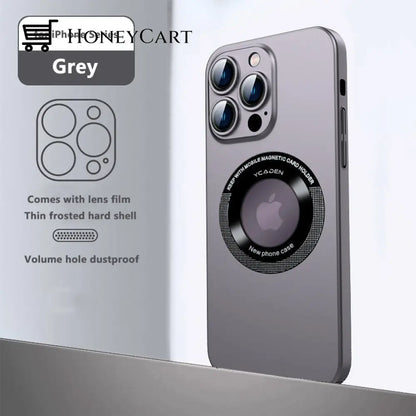 Frosted Drop-Proof Hard Case Grey / Iphone 14 Promax