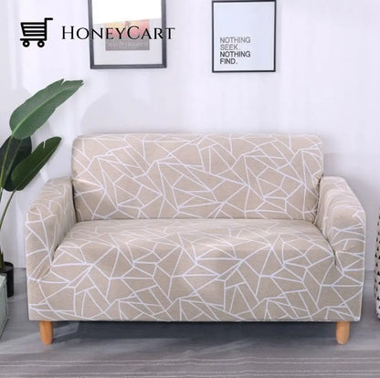 Full-Wrapped Universal Stretch Sofa Cover Free Space / 1 Seater(35-55 Inch)