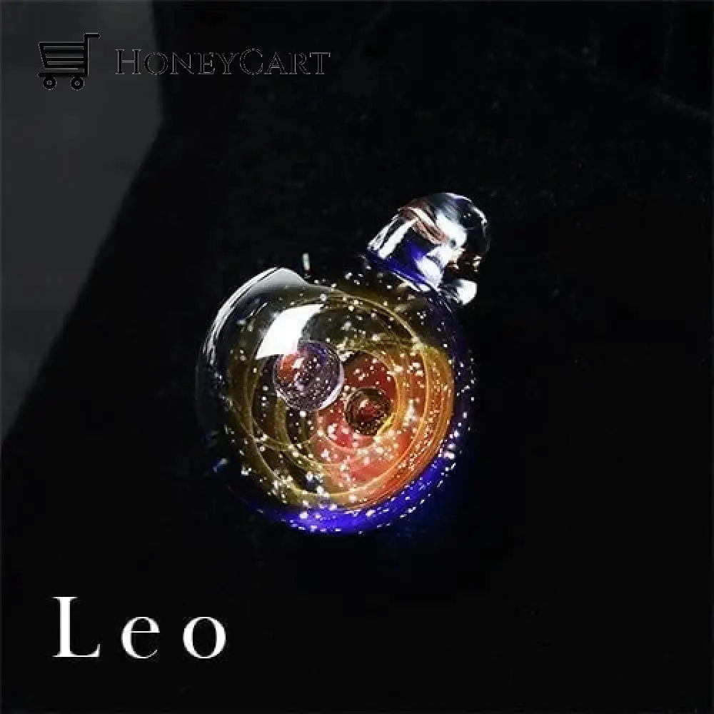 Galaxy Zodiac Necklace Leo / Free Gift Box Tool
