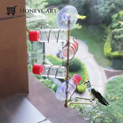 Geometric Window Hummingbird Feeders For Outdoors