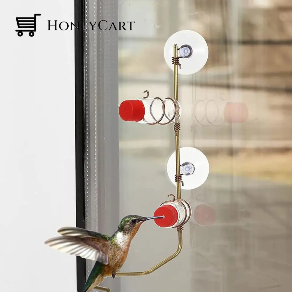 Geometric Window Hummingbird Feeders For Outdoors