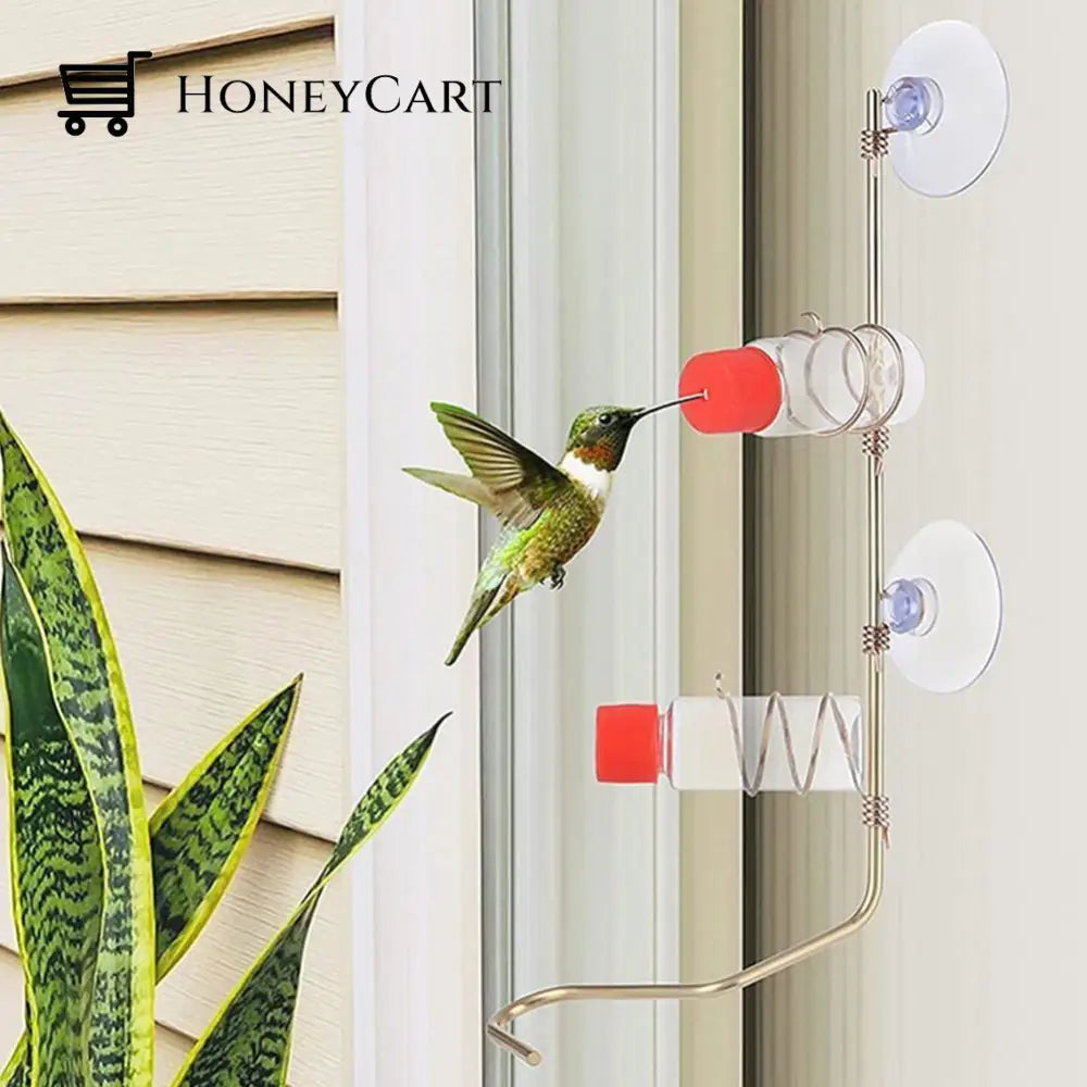 Geometric Window Hummingbird Feeders For Outdoors