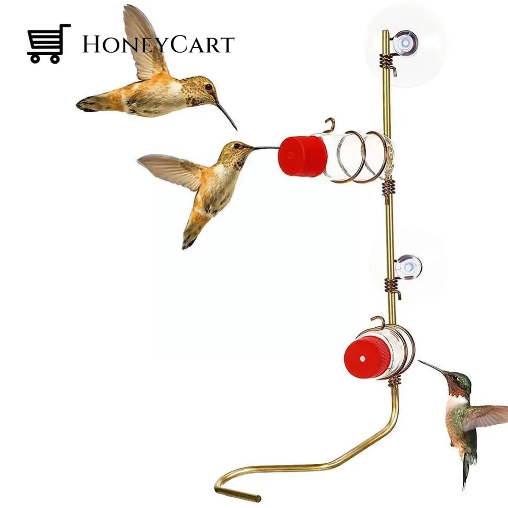 Geometric Window Hummingbird Feeders For Outdoors