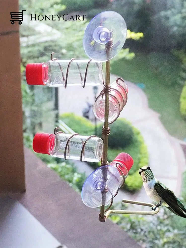 Geometric Window Hummingbird Feeders For Outdoors