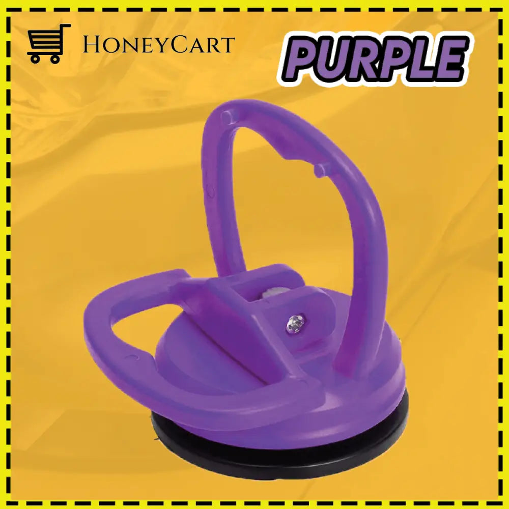 Glass Vacuum Suction Cup Car Dent Puller Purple Supplies