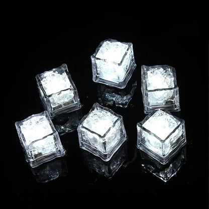 Glowing LED Ice Cubes – Ignite Fun with Fast-Flash Water Toys for Vibrant Party Decorations and Magical Drinks!