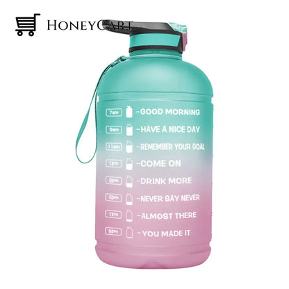 Gradient 3.78L Sports Bottle Green And Pink