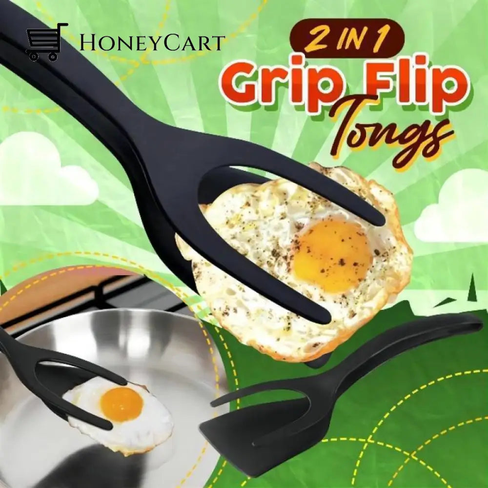 Grip Flip Tongs Egg French Toast