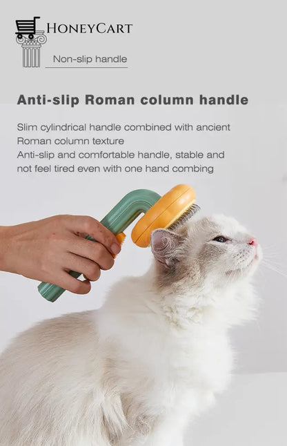 Groomycomb - Self Cleaning Slicker Cat Brush