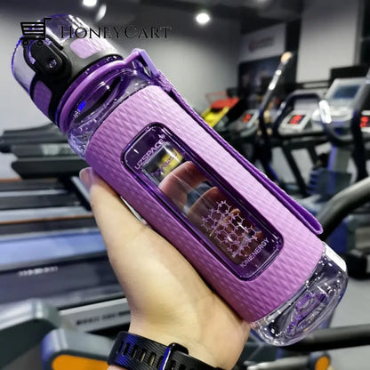 Gym Water Bottle Purple / 450Ml Bottles