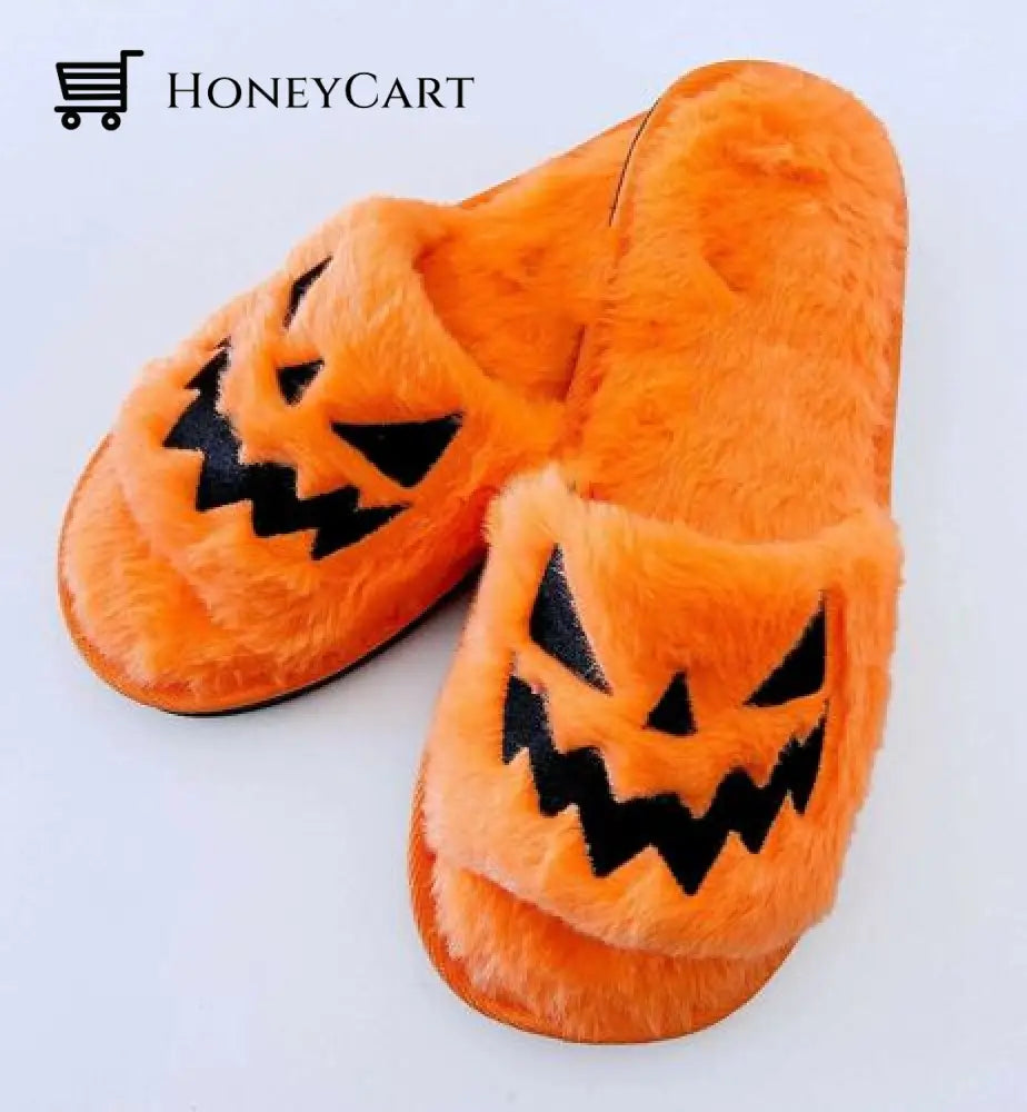 Halloween Spooky Slides Pumpkin Orange / 5.5