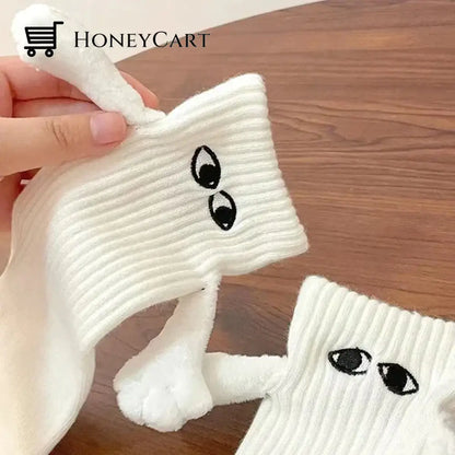 Hand In Magnetic Holding Hands Socks