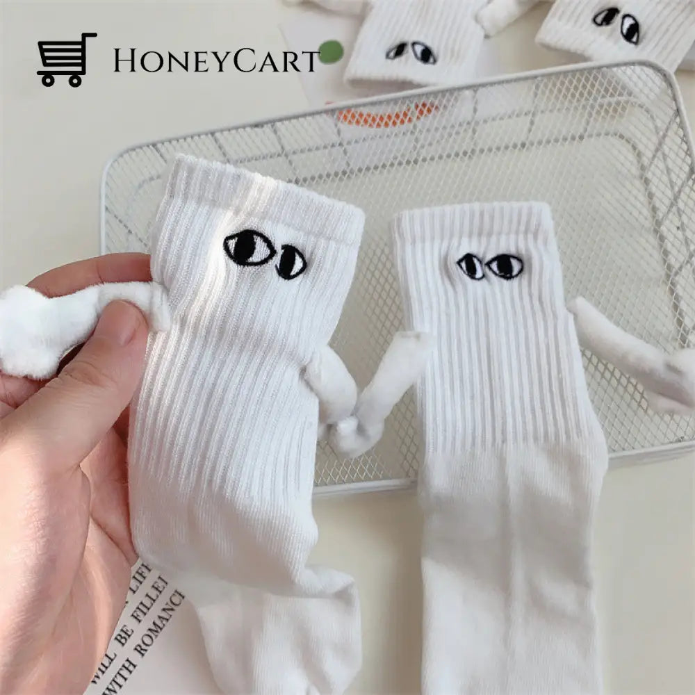 Hand In Magnetic Holding Hands Socks