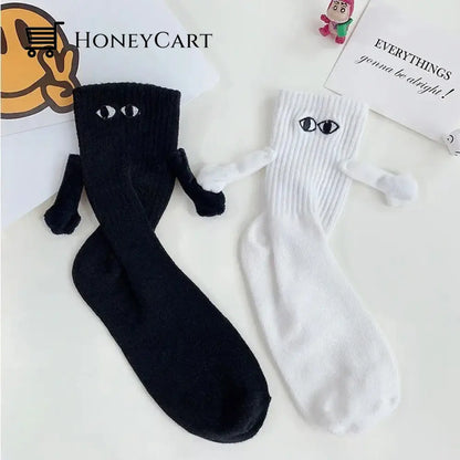 Hand In Magnetic Holding Hands Socks