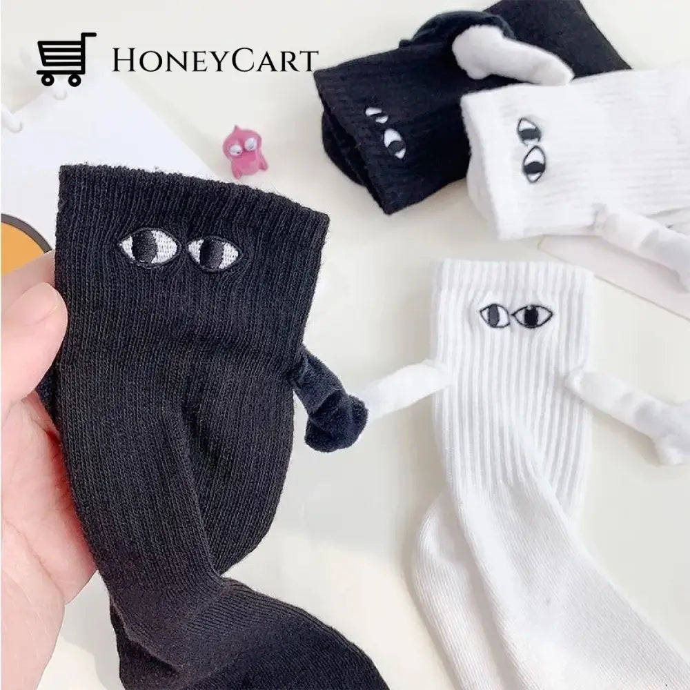 Hand In Magnetic Holding Hands Socks