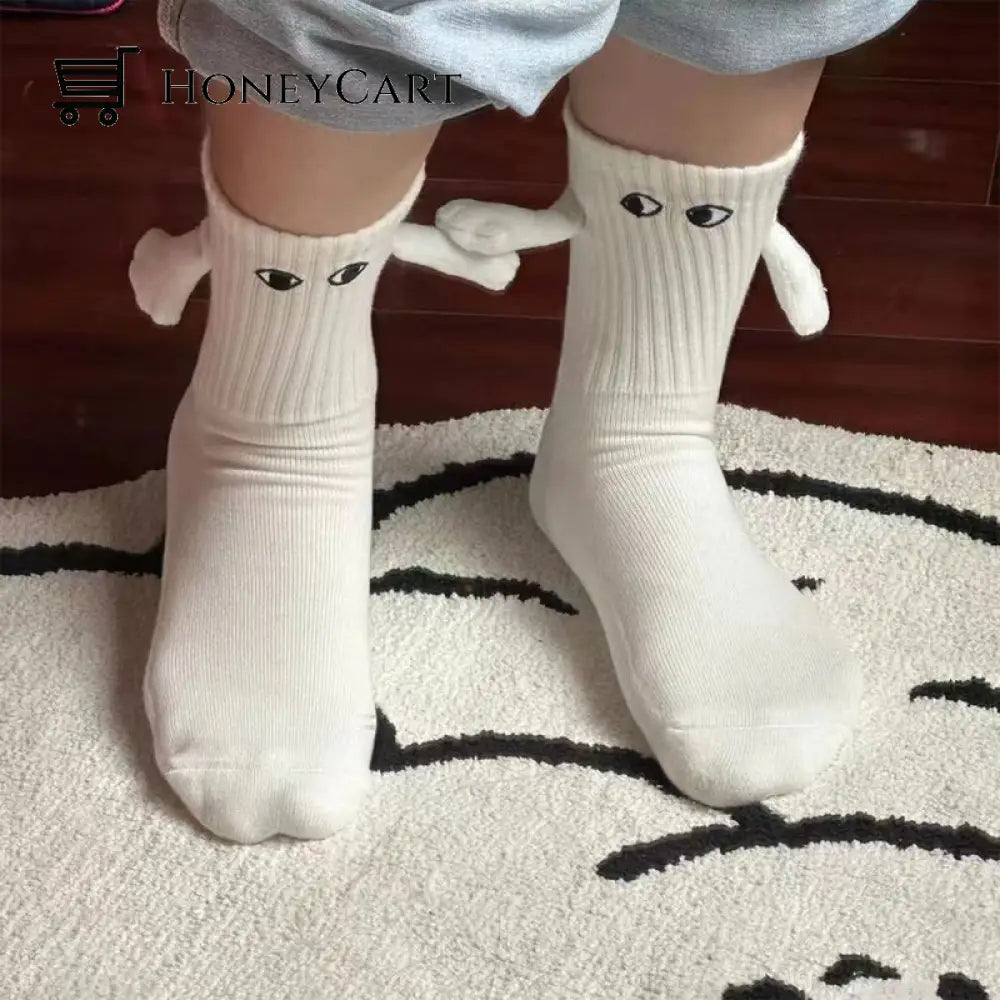 Hand In Magnetic Holding Hands Socks