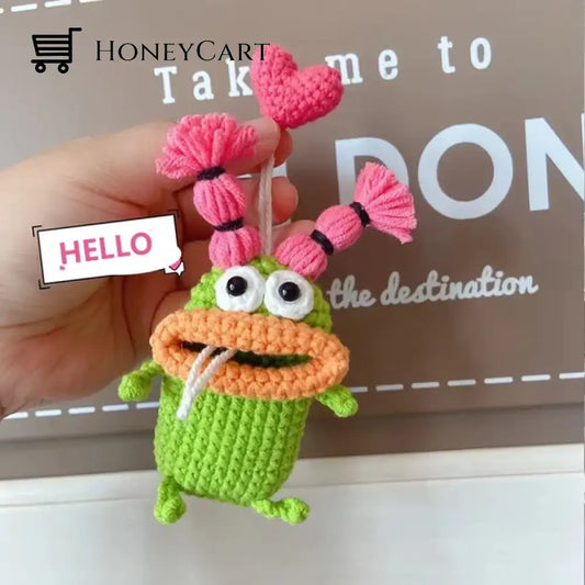 Handmade Crochet Key Case A Tool