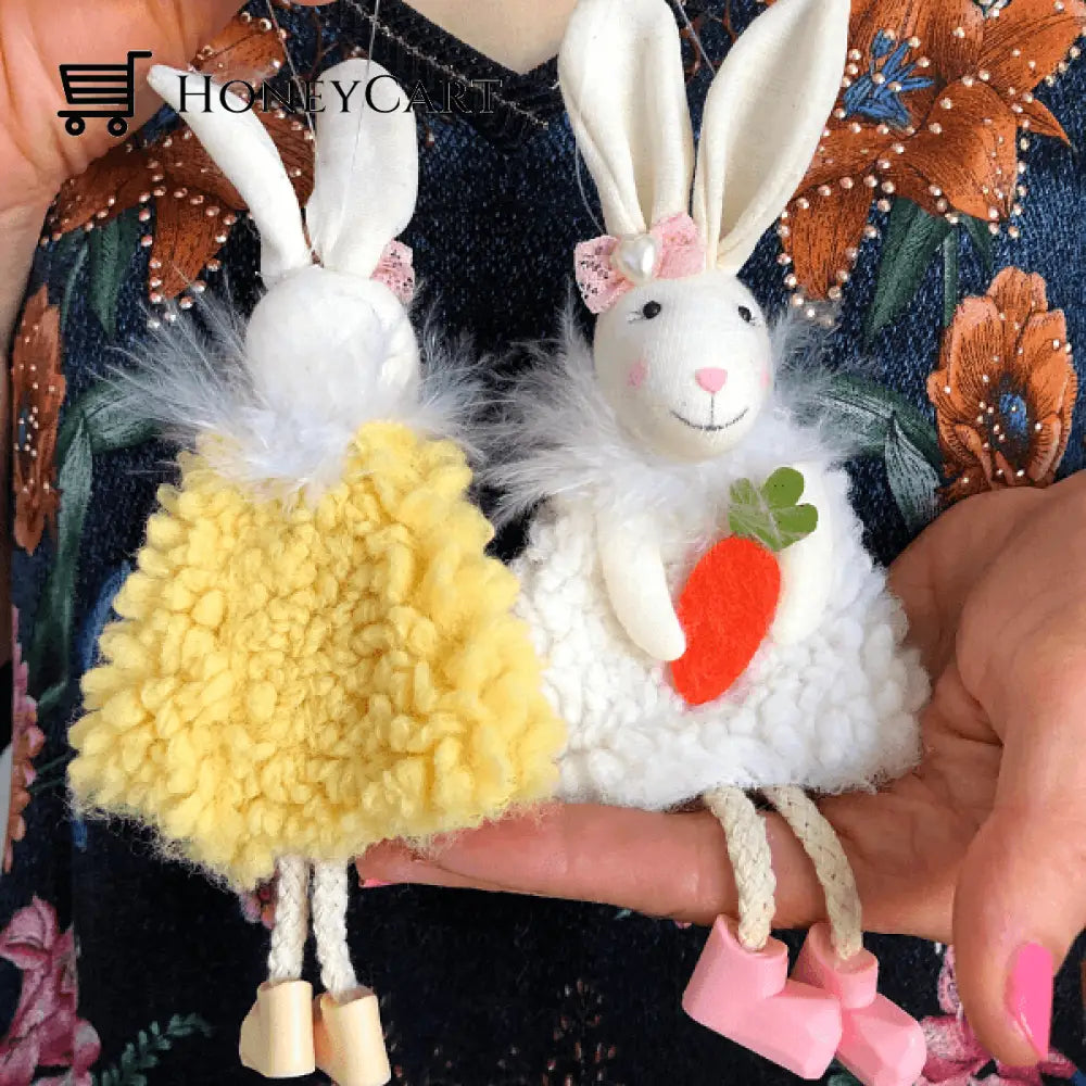 Handmade Easter Bunny Ornaments