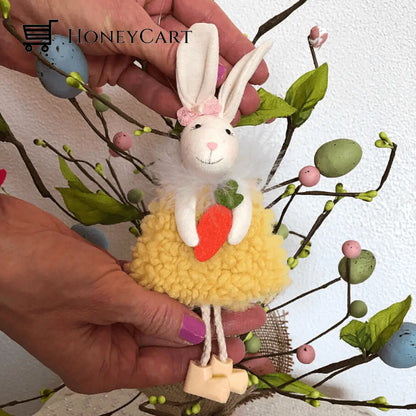 Handmade Easter Bunny Ornaments