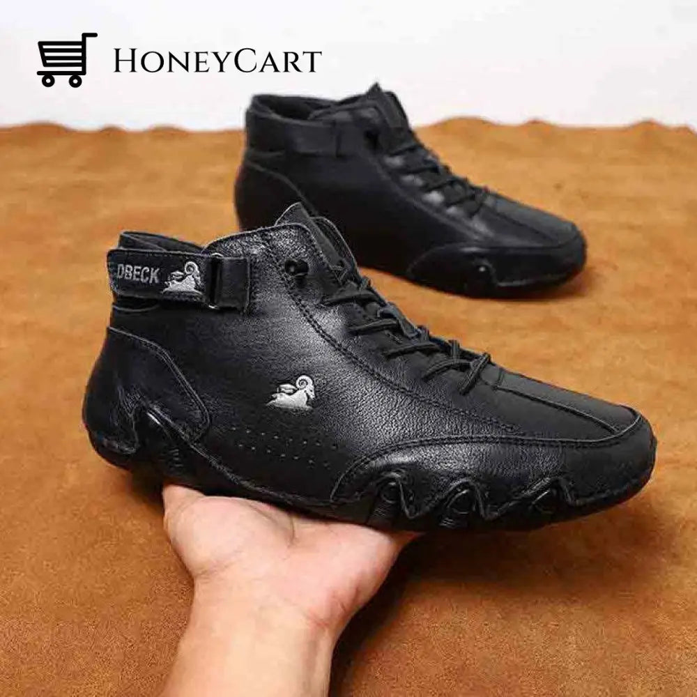 Handmade High Boots Black / 6