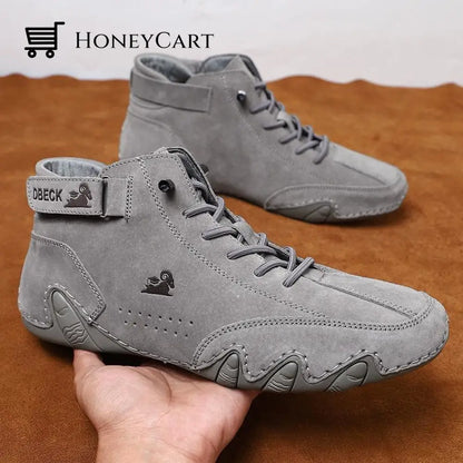 Handmade High Boots Grey / 6