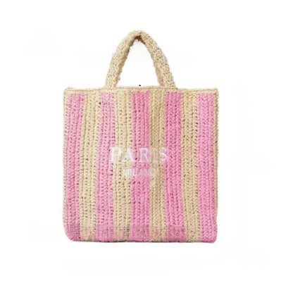 Handwoven Straw Shoulder Bag for Women