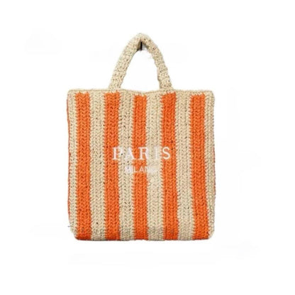 Handwoven Straw Shoulder Bag for Women