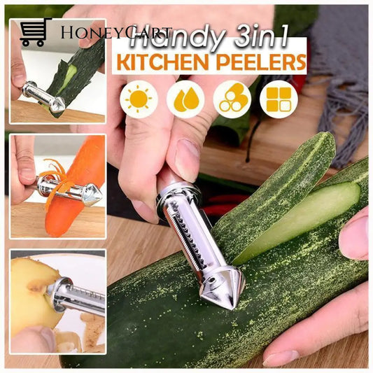 Handy 3 In 1 Kitchen Peeler Kitchenware