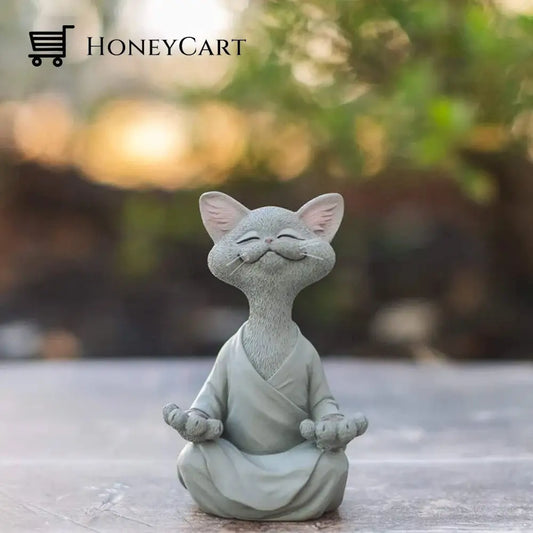 Happy Buddha Cat