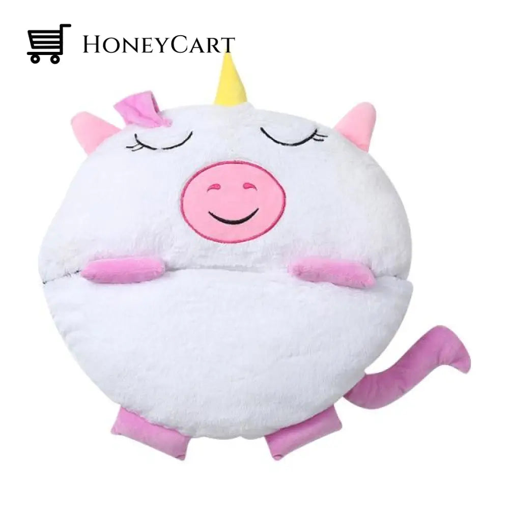 Happy Sleeping Bag Suit Kids Boys Girls Play Pillow Soft Warm Cute 135*50Cm / A Wjj-0718