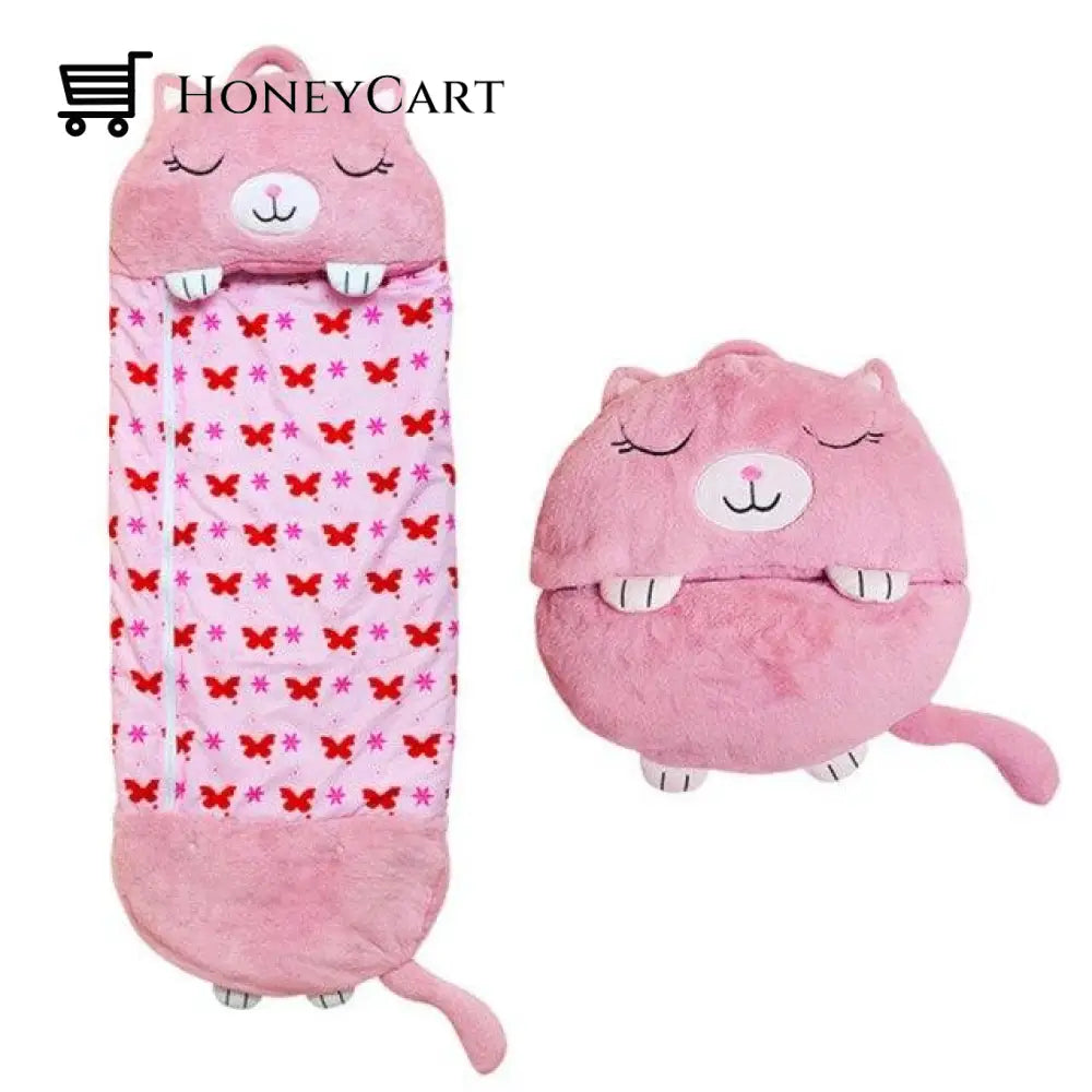 Happy Sleeping Bag Suit Kids Boys Girls Play Pillow Soft Warm Cute 135*50Cm / F Wjj-0718