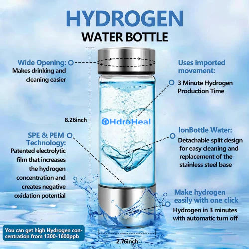 HDROPURE – The Original Hydrogen Water Bottle