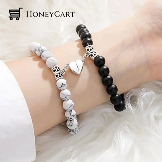 Heart Magnetic Bracelets For Couples