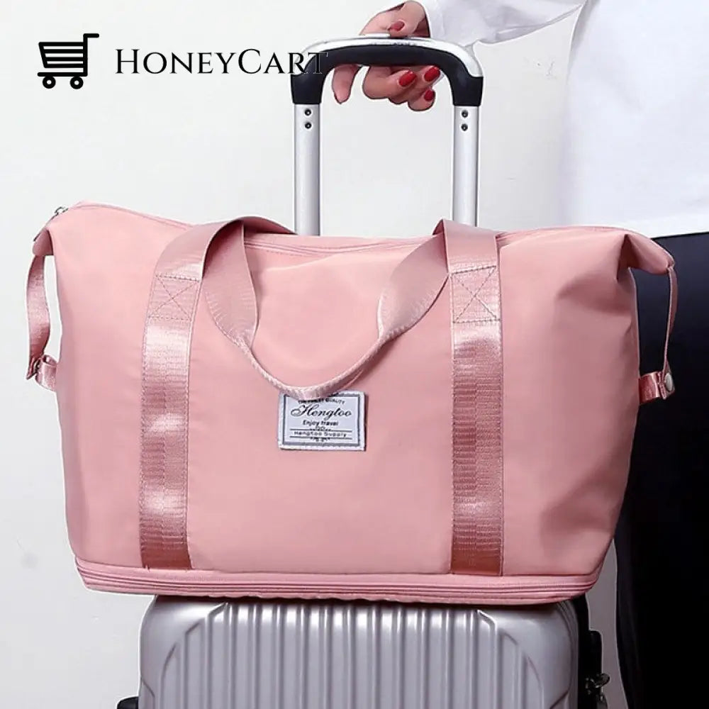 High-Capacity Double-Layer Wet Separation Travelling Bag