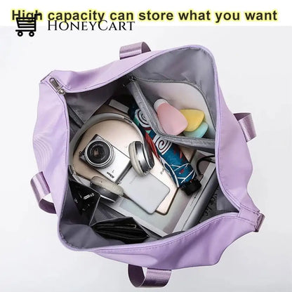 High-Capacity Double-Layer Wet Separation Travelling Bag