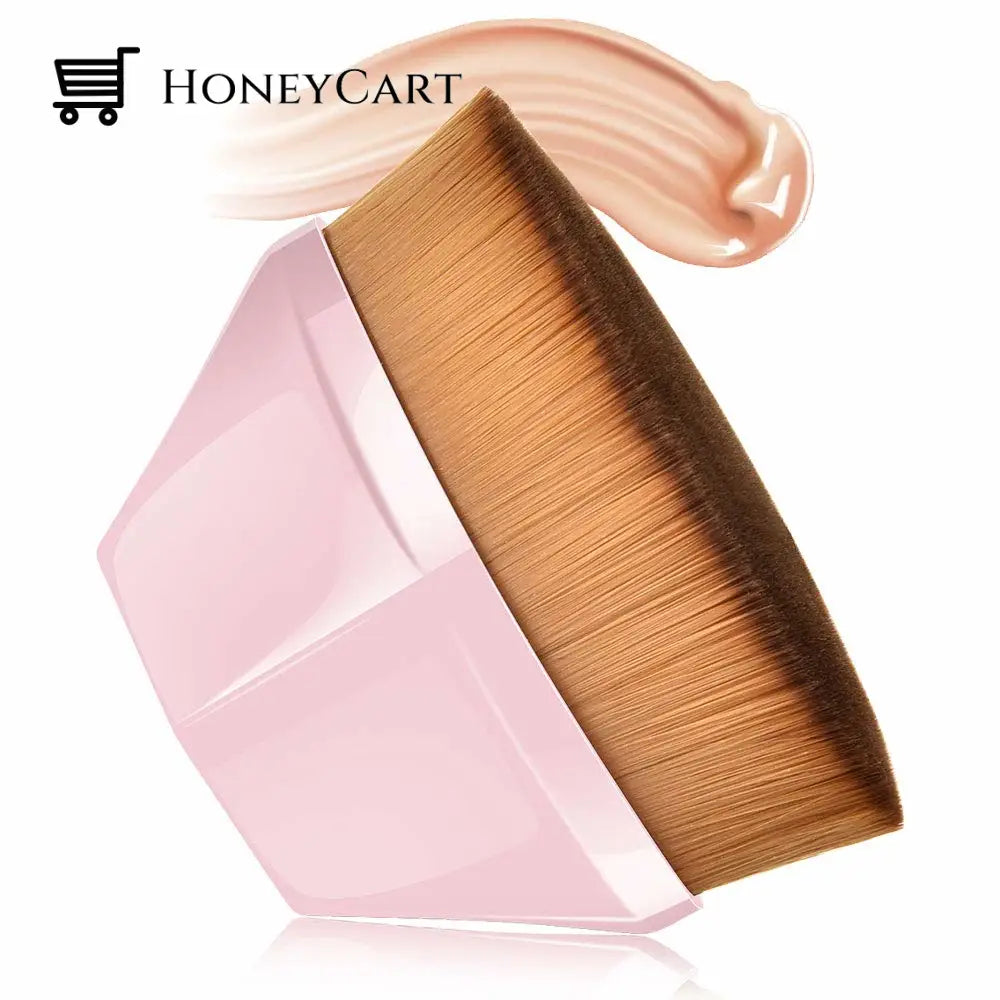 High-Density Seamless Foundation Brush Pink