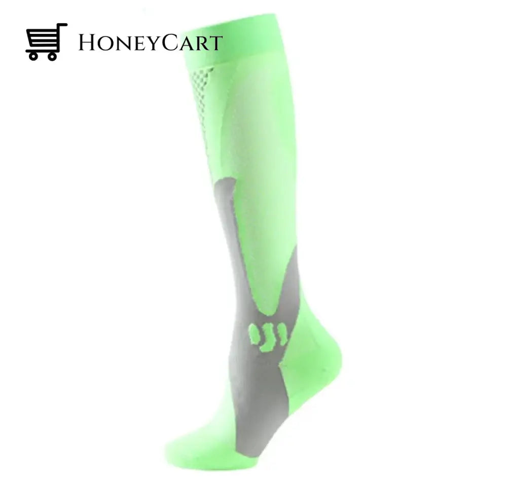 High Graduated Compression Socks Green / S/M Tool