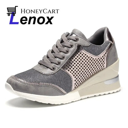 High Heeld Wedge Sneakers For Women