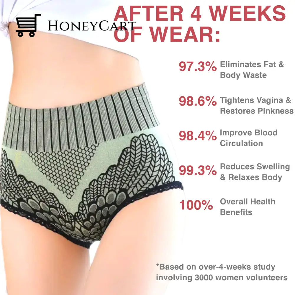 High Waist Graphene Fiber Briefs