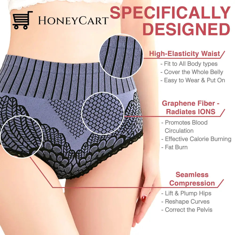 High Waist Graphene Fiber Briefs