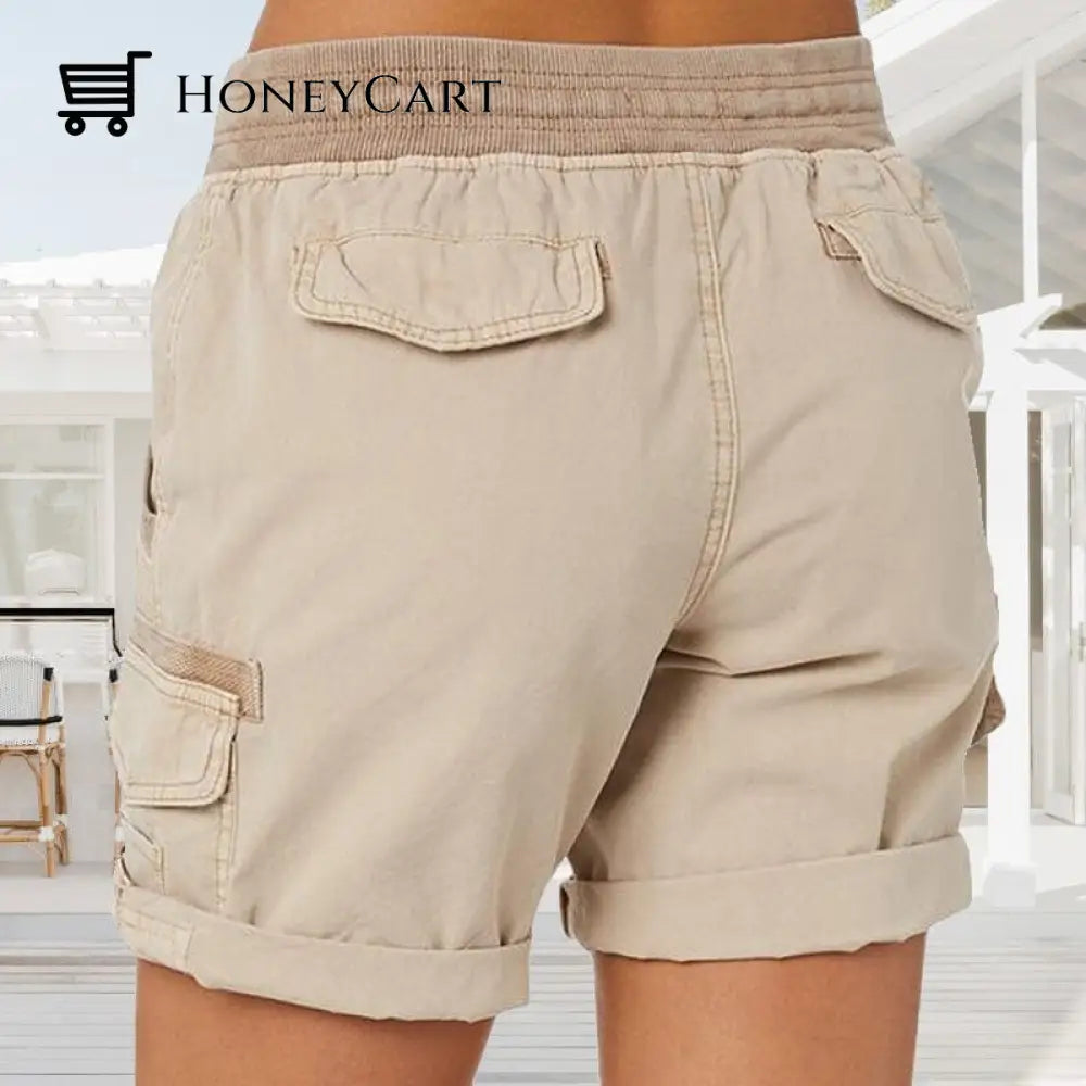 High Waist Ladies Casual Loose Shorts