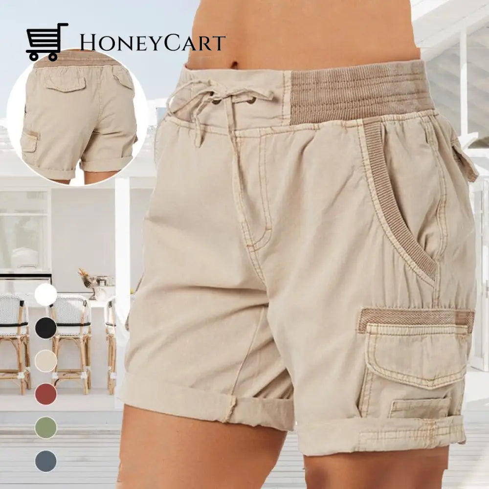 High Waist Ladies Casual Loose Shorts
