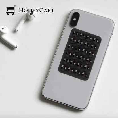 Hold-In-Anywhere Magic Phone Sucker Black New In